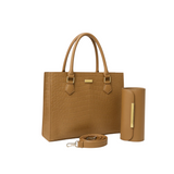 Croco Luxe 2pcs Handbag