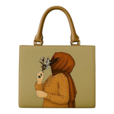 Most trendy Hijab girl hand bag (Blue)