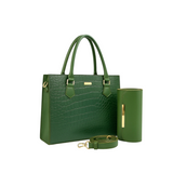 Croco Luxe 2pcs Handbag