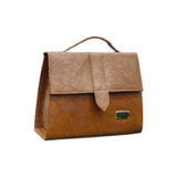 Floral Embossed Satchel