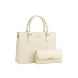 Croco Luxe 2pcs Handbag