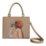 Most trendy Hijab girl hand bag (beige)