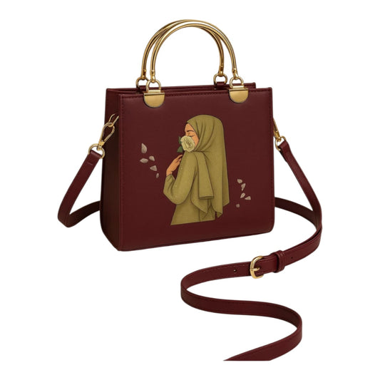Hijab girls Handbags (Maroon)