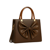 SIGNATURE BOW BAG | Brown