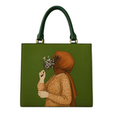 Most trendy Hijab girl hand bag (Blue)