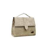 Floral Embossed Satchel