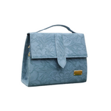 Floral Embossed Satchel