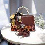 Pearl Handel Structured Bag