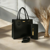 Croco Luxe 2pcs Handbag